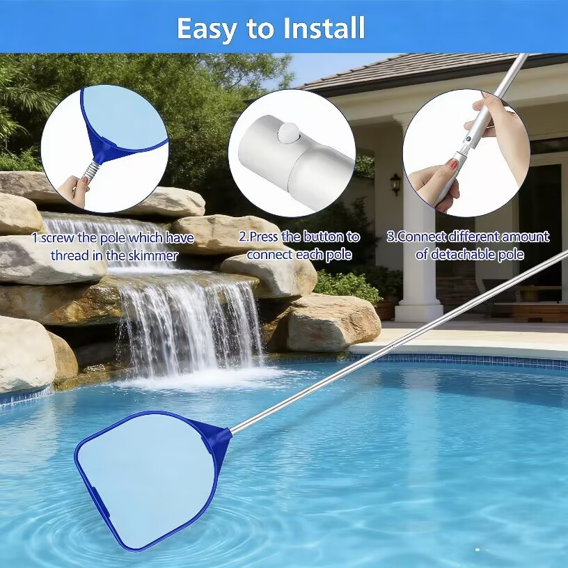 Portable Handheld Cleaning Too - огляд і ціна Pool Skimmer Net