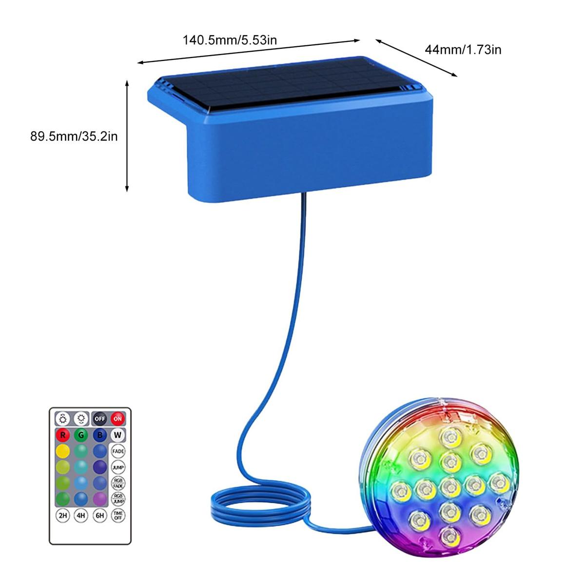 Underwater Solar Pool Light wi - огляд і ціна Pool Light Solar Rechargeable