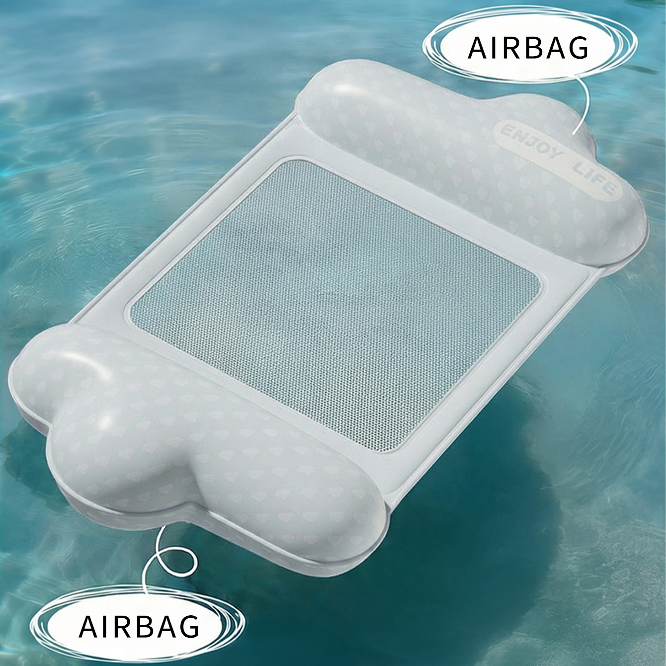 1PC Inflatable Pool Float Loun - огляд і ціна Pool Lounger Inflatable