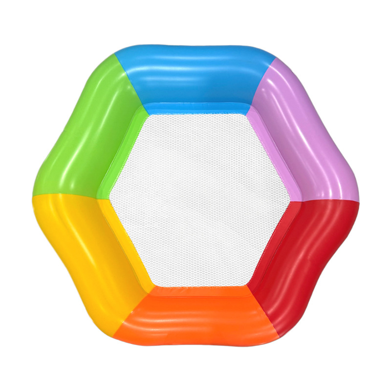 New Hexagon Colorful Inflatabl - огляд і ціна Pool Lounger Inflatable