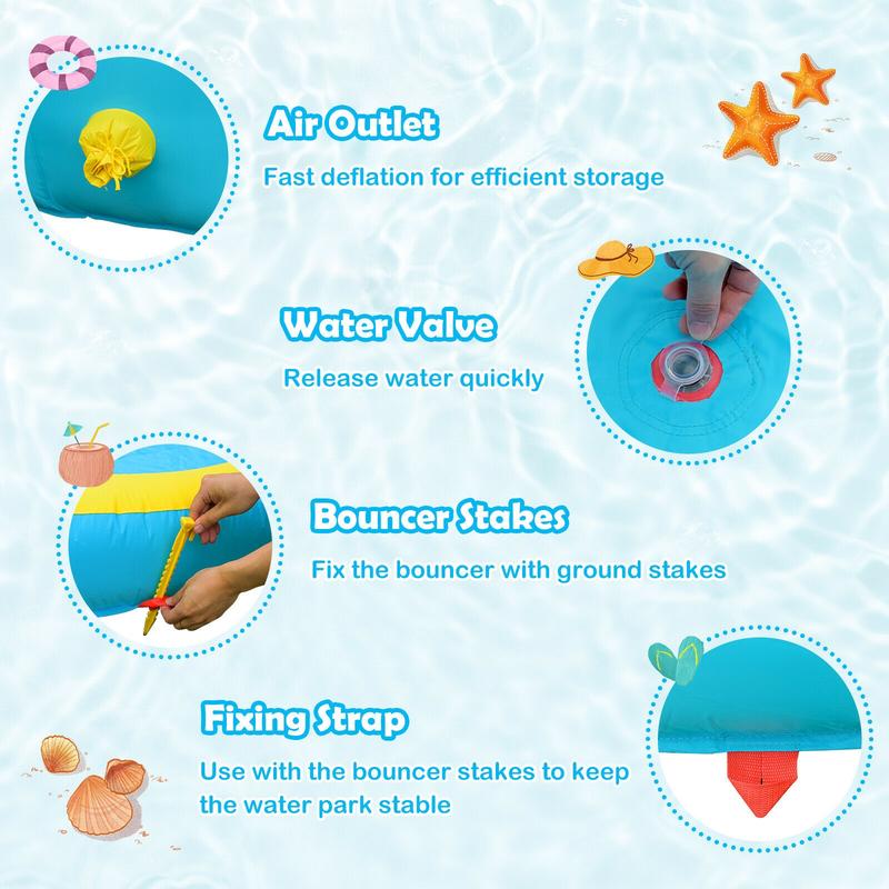 Inflatable Water Park Bounce H - огляд і ціна Water Slide Inflatable