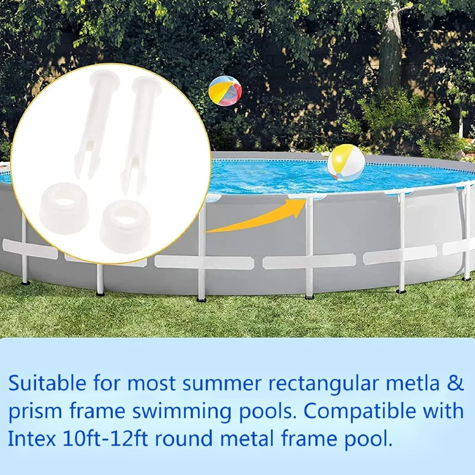 12Pcs Plastic Pool Joint Pins  - огляд і ціна Pool Ladder Above Ground