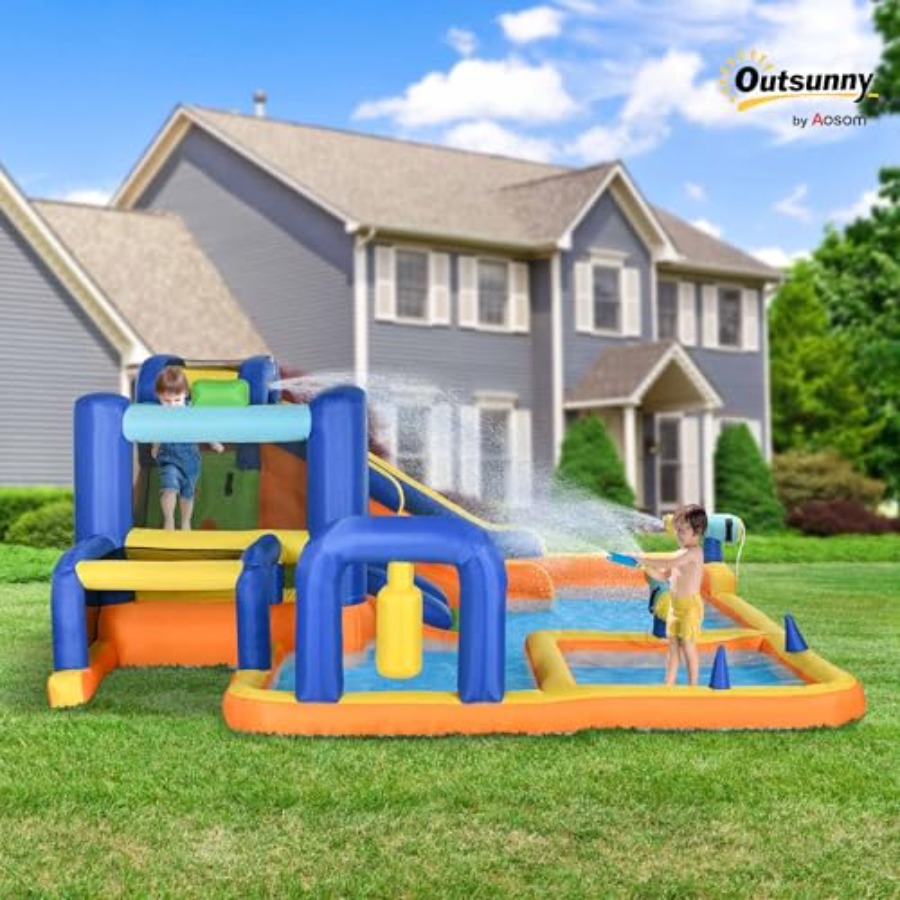 inflatable water slide 7-in-1  - огляд і ціна Water Slide Inflatable