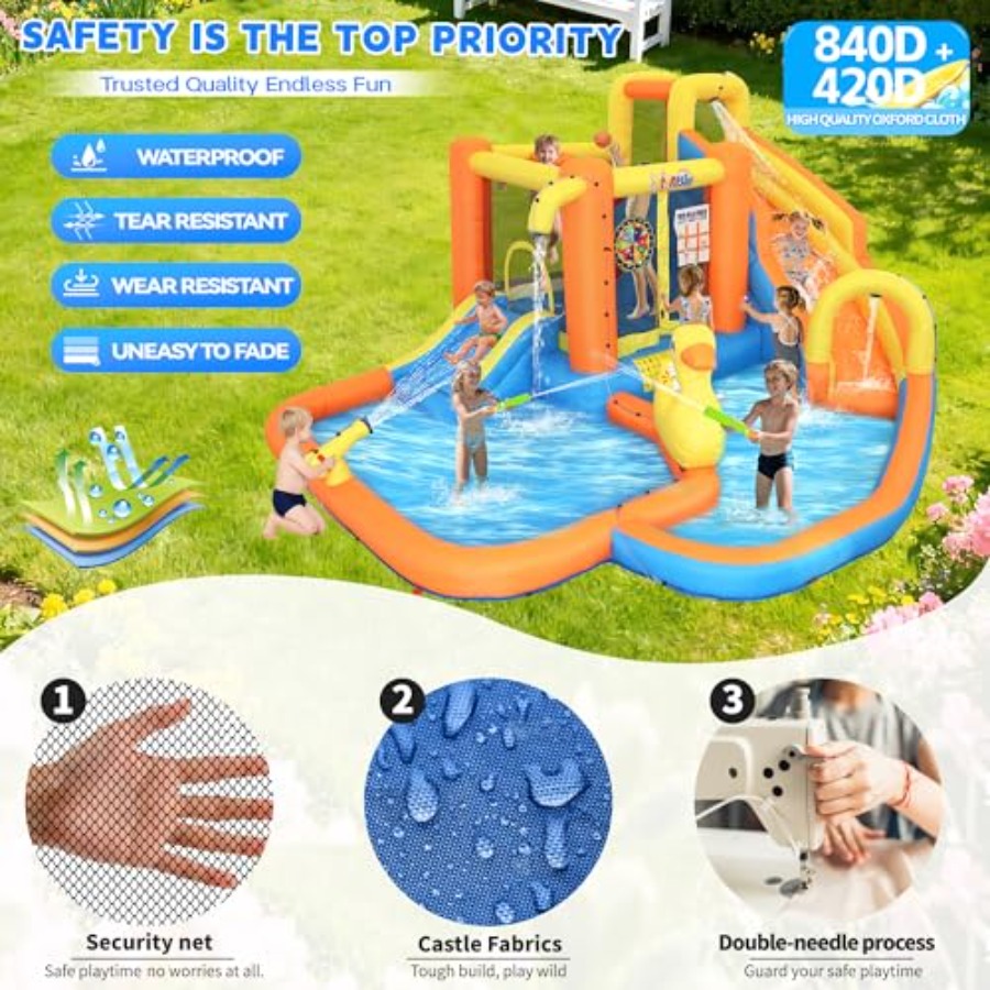Backyard inflatable water park - огляд і ціна Water Slide Inflatable