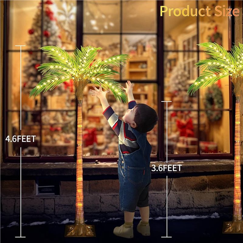ABRW-Solar Palm Tree Lights Wi - огляд і ціна Pool Light Solar Rechargeable