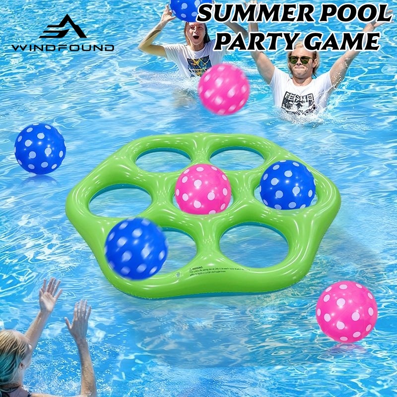 Inflatable Hexagon Ring Toss P - огляд і ціна Pool Float Ring Inflatable