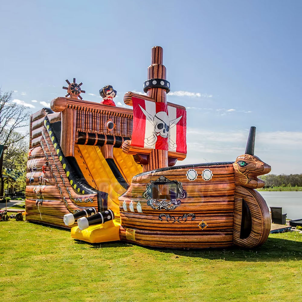Hot Sale Inflatable Pirate Shi - огляд і ціна Water Slide Inflatable