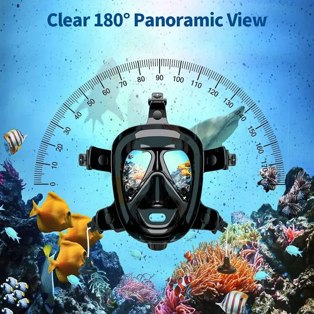 TRIMIX Full Face Diving Mask w - огляд і ціна Snorkel Mask Full Face