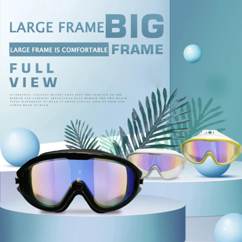 Swimming Goggles Big Frame Swi - огляд і ціна Swim Goggles Anti Fog Uv