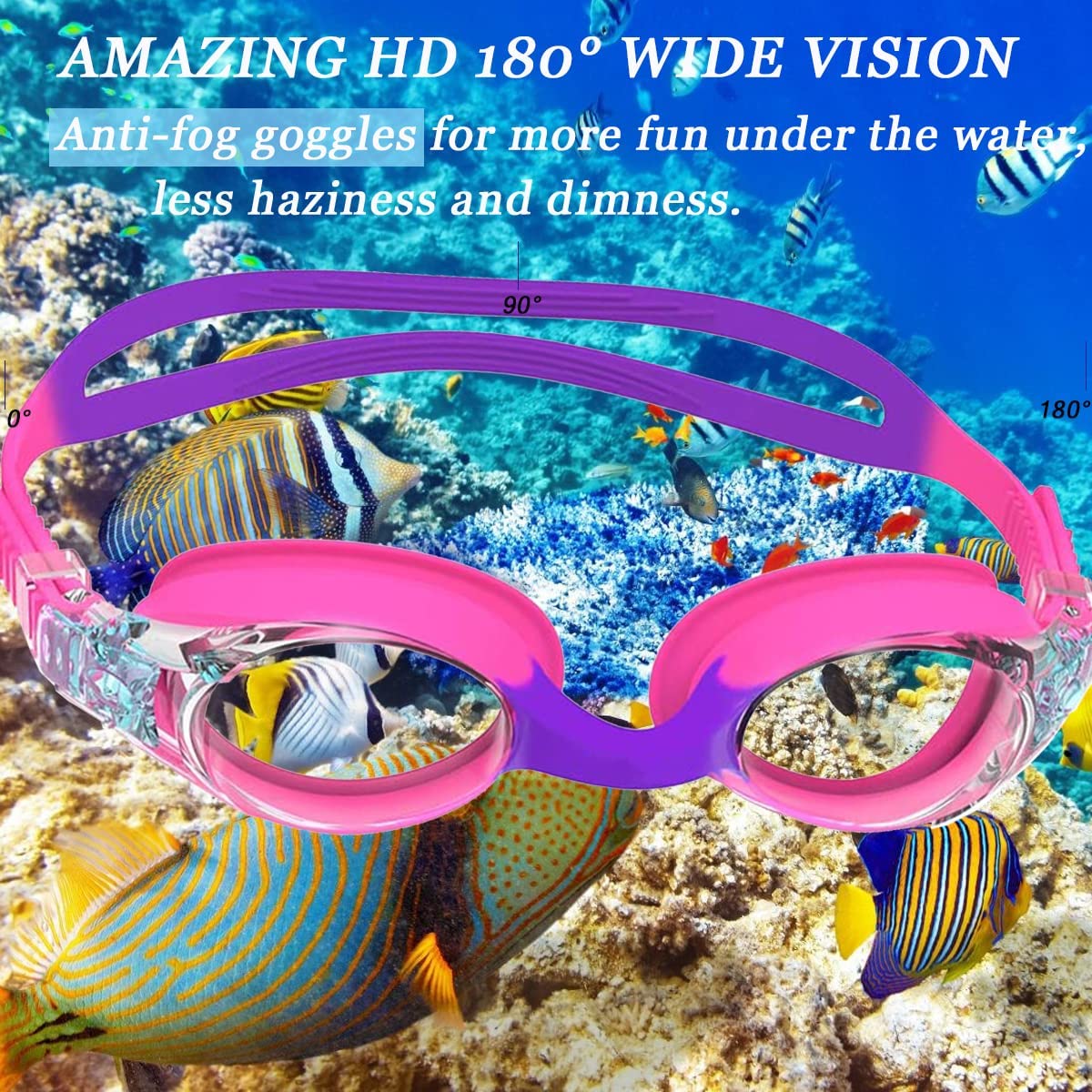 Swimming Goggles For Kids Yout - огляд і ціна Swim Goggles Anti Fog Uv