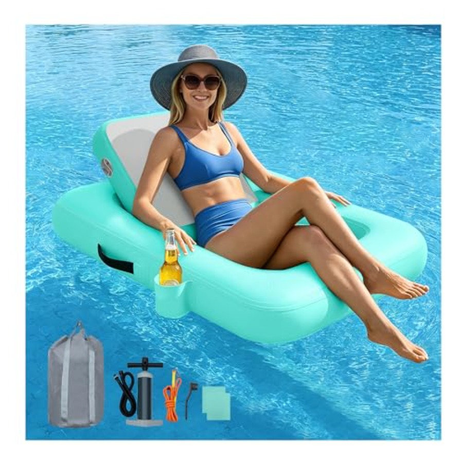 Floating Chairs with Backrest  - огляд і ціна Pool Lounger Inflatable