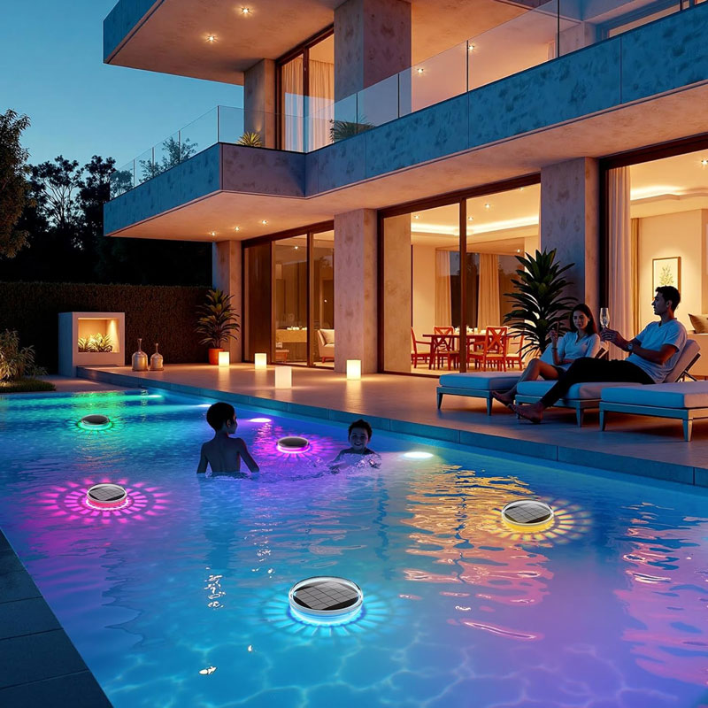 Pool Lights,Solar Rechargeable - огляд і ціна Pool Light Solar Rechargeable