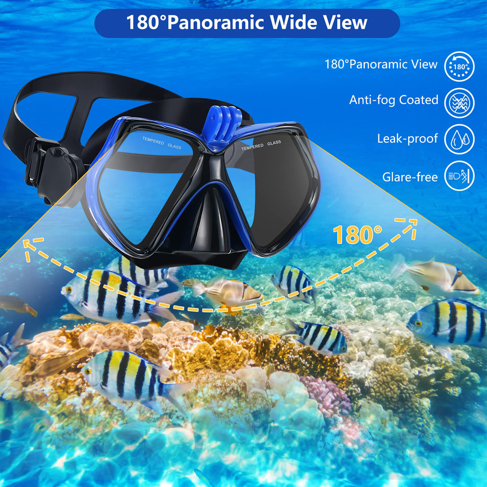 JoyMaySun Professional Underwa - огляд і ціна Snorkel Mask Full Face