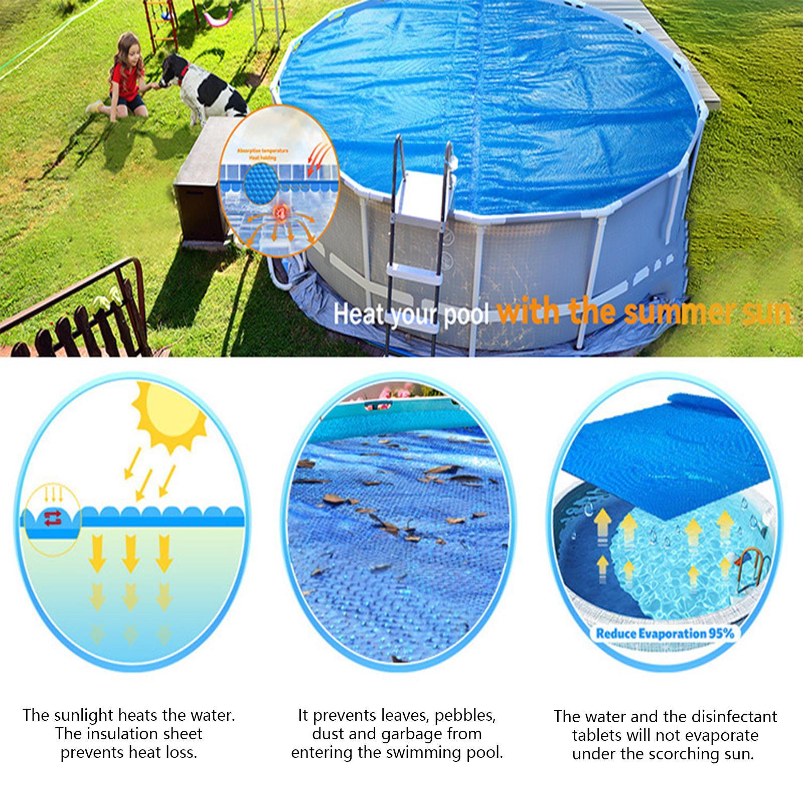 PE Round Pool Cover Waterproof - огляд і ціна Pool Cover Waterproof