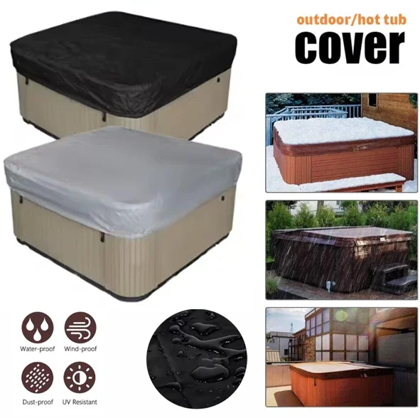 Spa Hot Tub Dust Cover Bathtub - огляд і ціна Pool Cover Waterproof