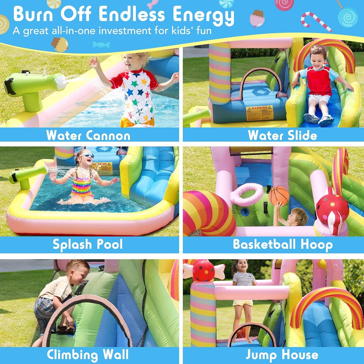 Inflatable Bounce House for Bi - огляд і ціна Water Slide Inflatable