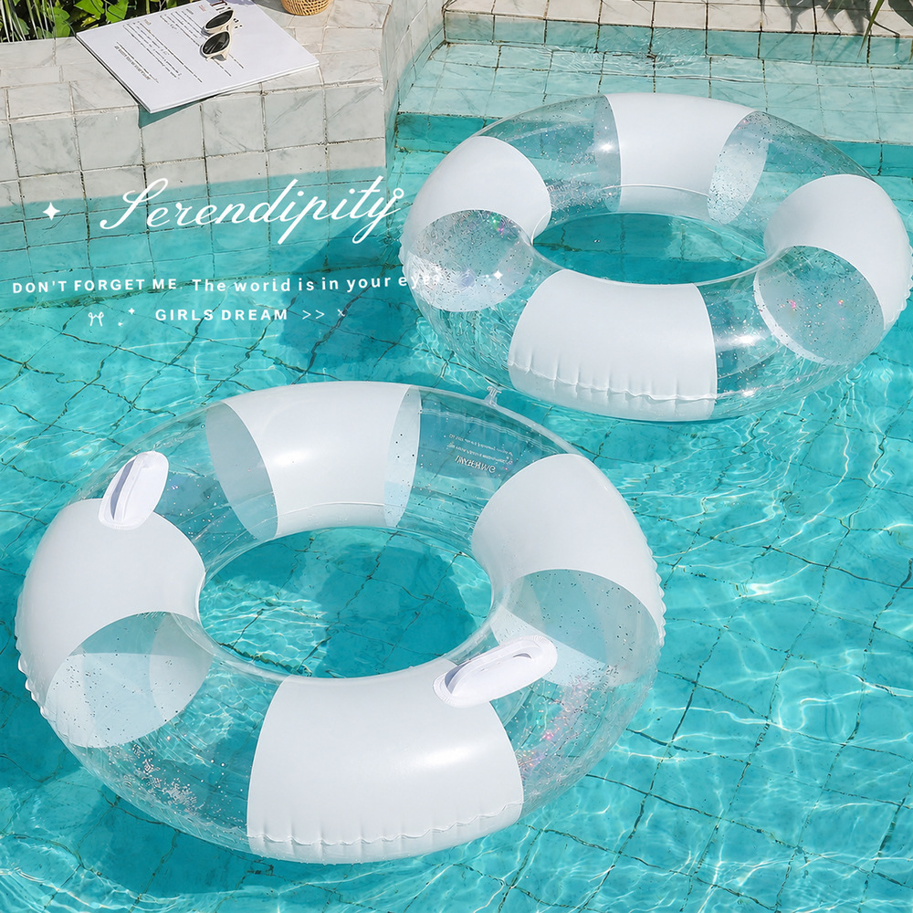Transparent  Swimming Ring Adu - огляд і ціна Pool Lounger Inflatable