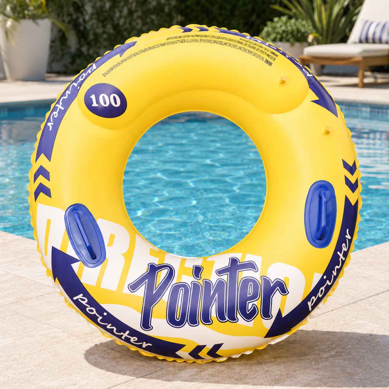 1PC Inflatable Swim Ring with  - огляд і ціна Pool Float Ring Inflatable